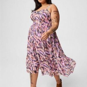 Torrid size 1 midi Dress NWT